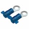 Panduit Ring Terminal, #8 Stud Size, 14 AWG, 600 V, Nylon Insulated, Blue, 3000 PK PN14-8R-3K - alternate 2